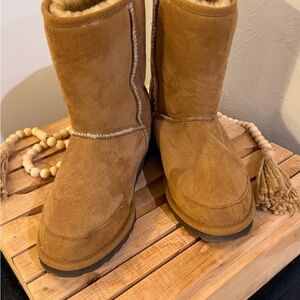 Cozy Tan Suede Boots